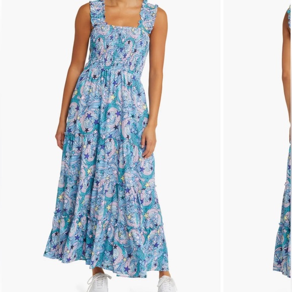 Dressed in Lala Rule Breaker Smocked Maxi Dress - Picture 8 of 11